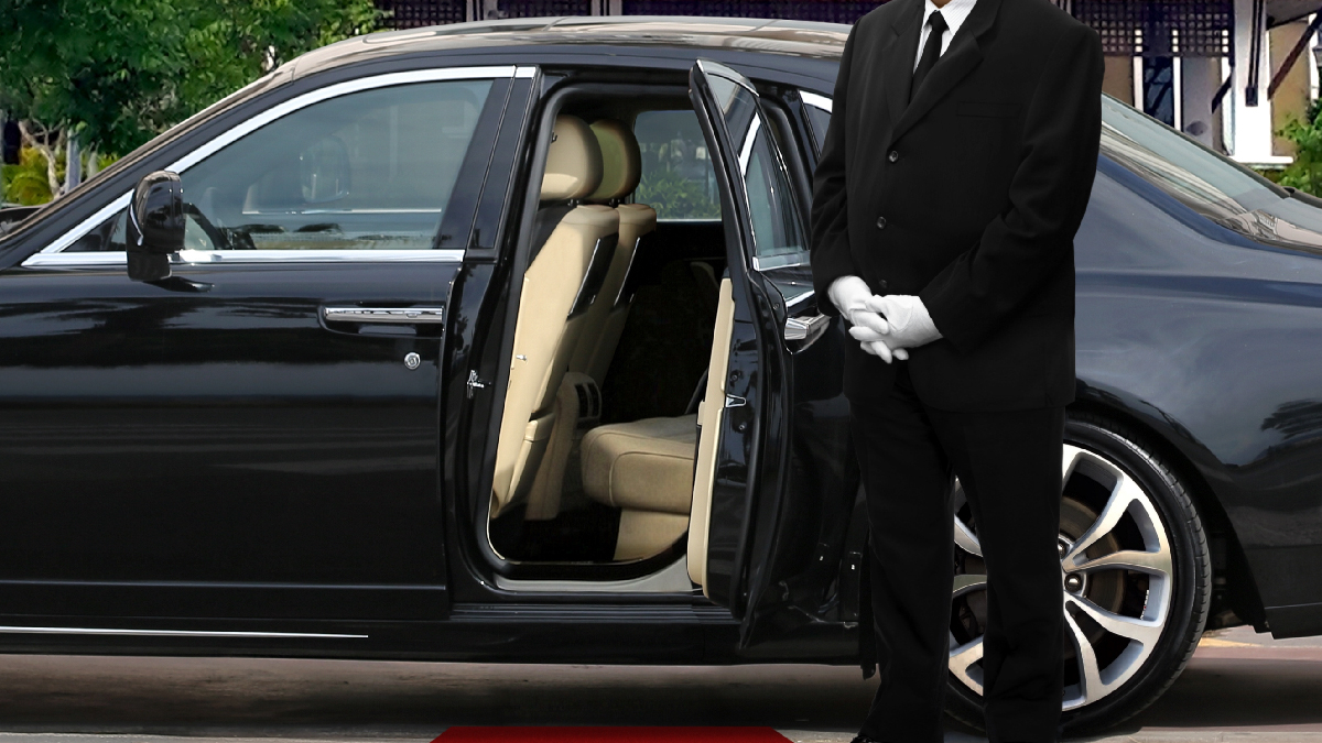 Wedding Elegance: Arrive in Luxury with Chauffeured Limousine Service.